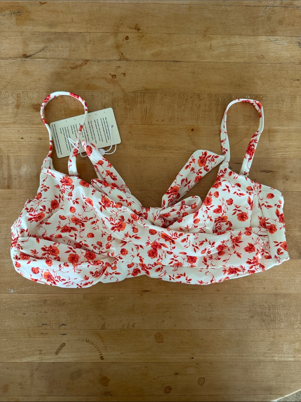 Monday Swimwear Bordeaux Top Sunrise Floral